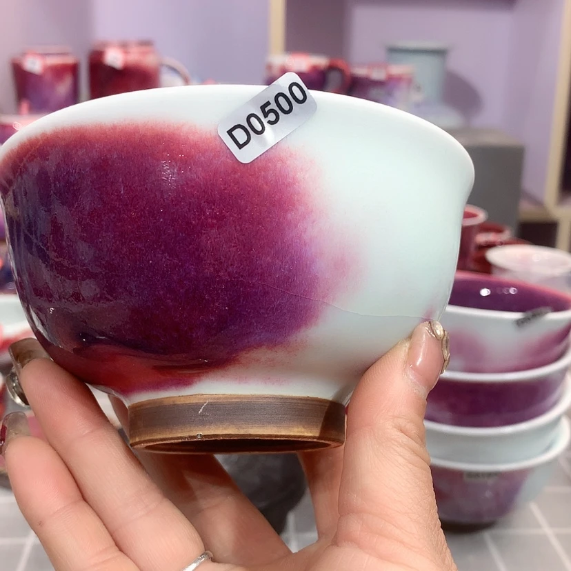 【闪购商品】钧瓷主人杯摆件工艺品