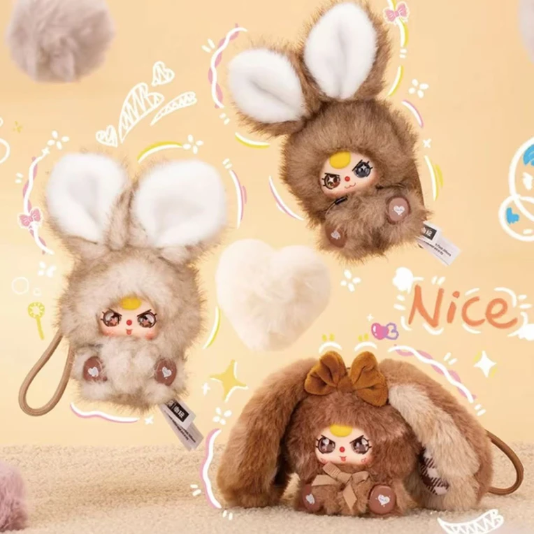 正品 娃三岁Alice兔小镇毛绒盲盒