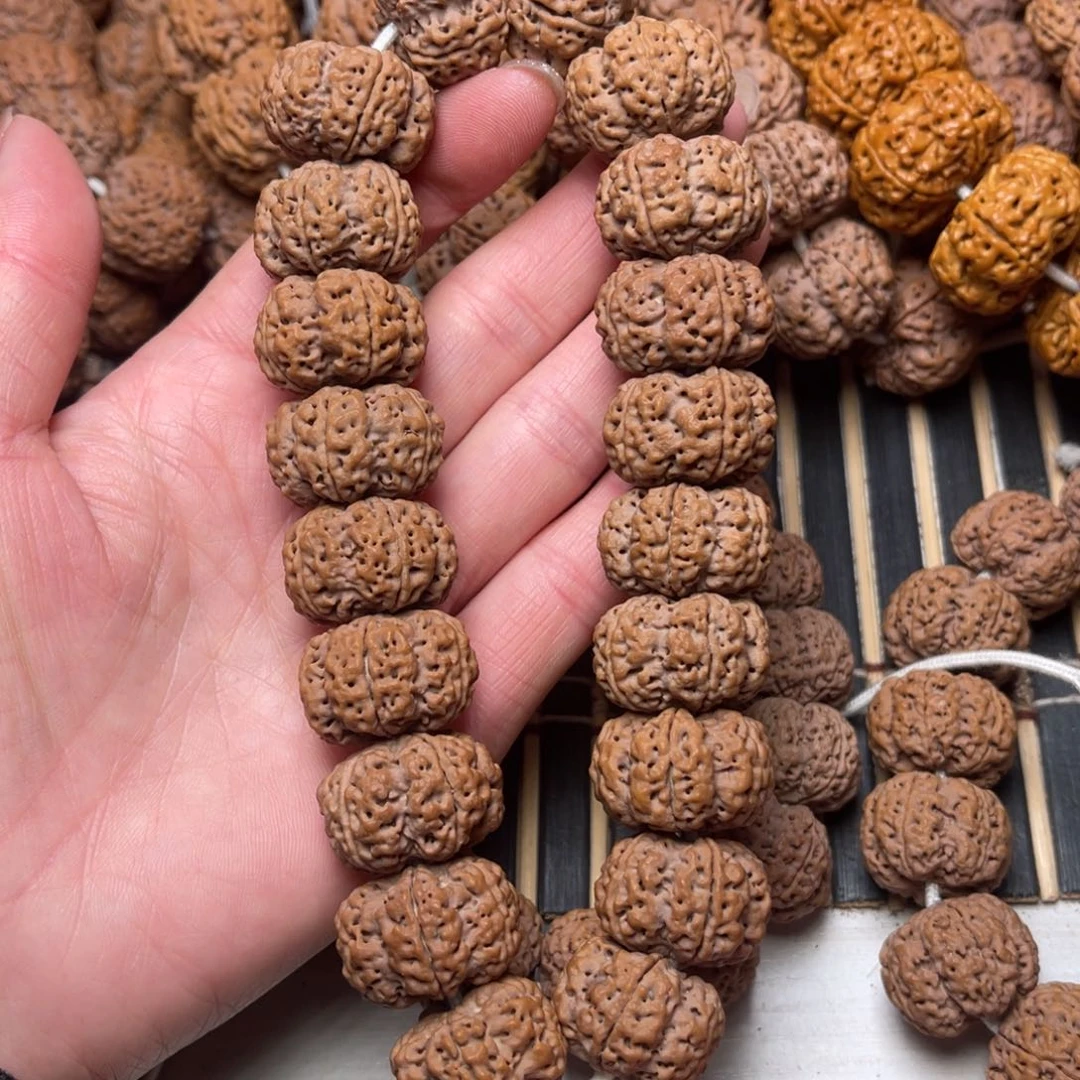 菩提尼泊尔大金刚梅花夹板手持23