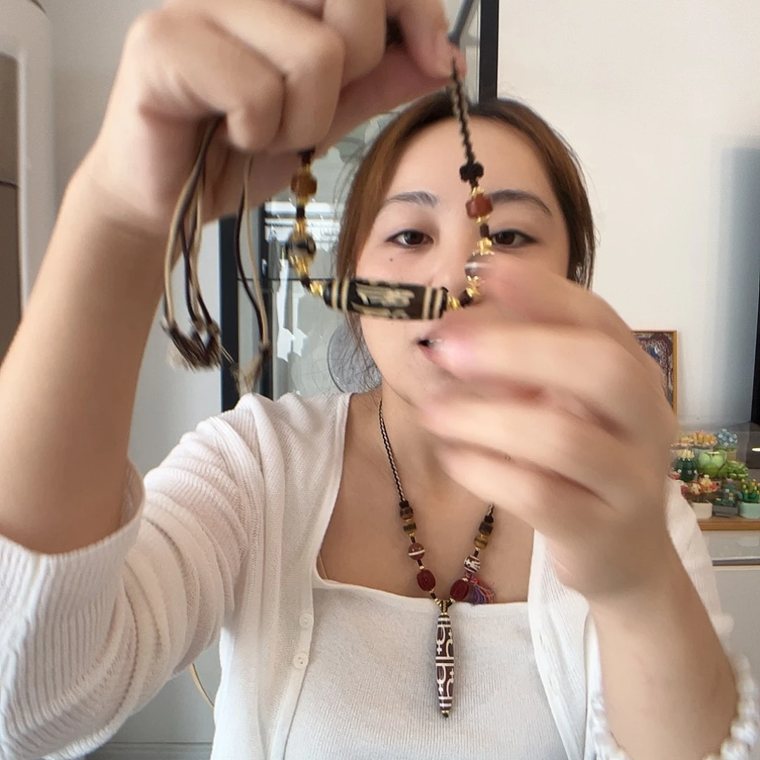 玛瑙/玉髓合金颈饰