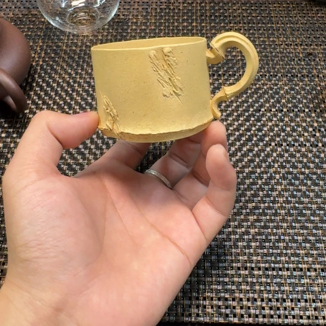 孤***鸦本山绿全手工主人杯竹节