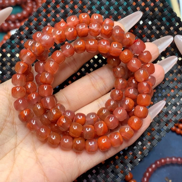 南红玛瑙手串未镶嵌t*x