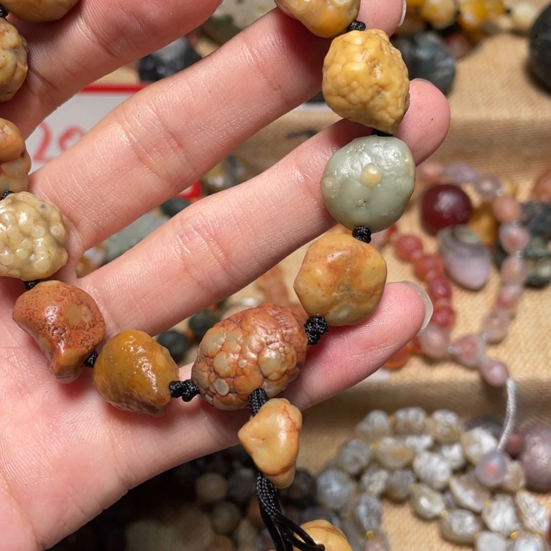 玛瑙/玉髓手链未镶嵌平**人