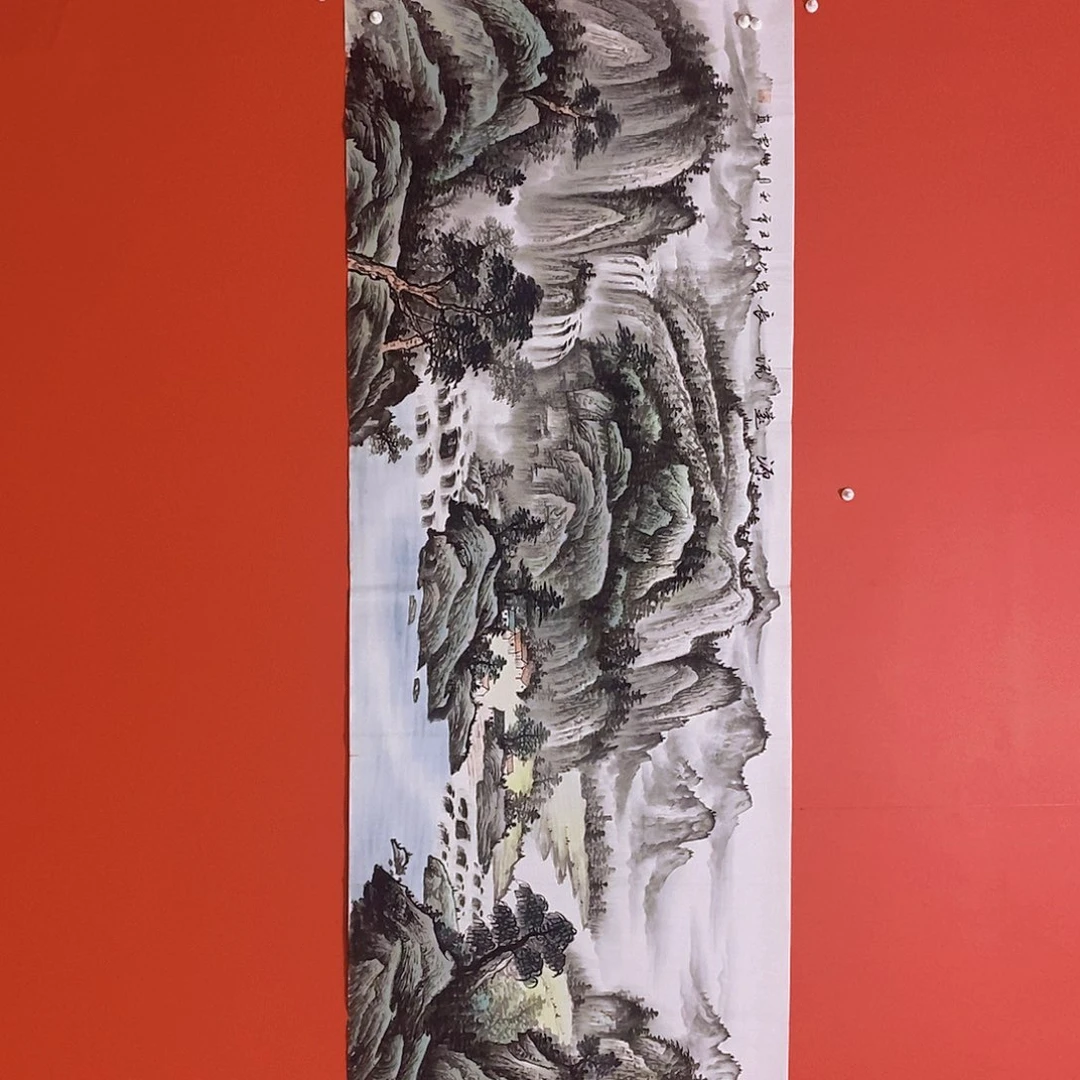 国画山水花鸟国画作品