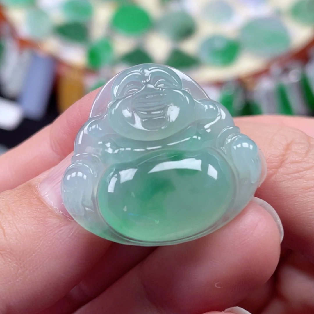 颈饰未镶嵌翡翠佛