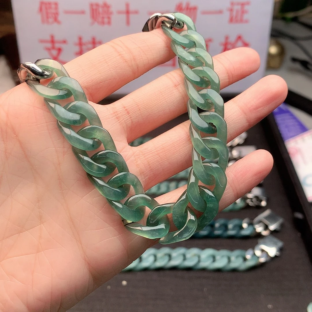 未镶嵌手链翡翠春**弦翡翠sl