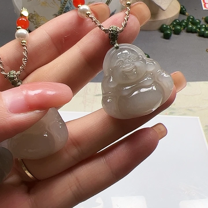 和田玉未镶嵌颈饰13