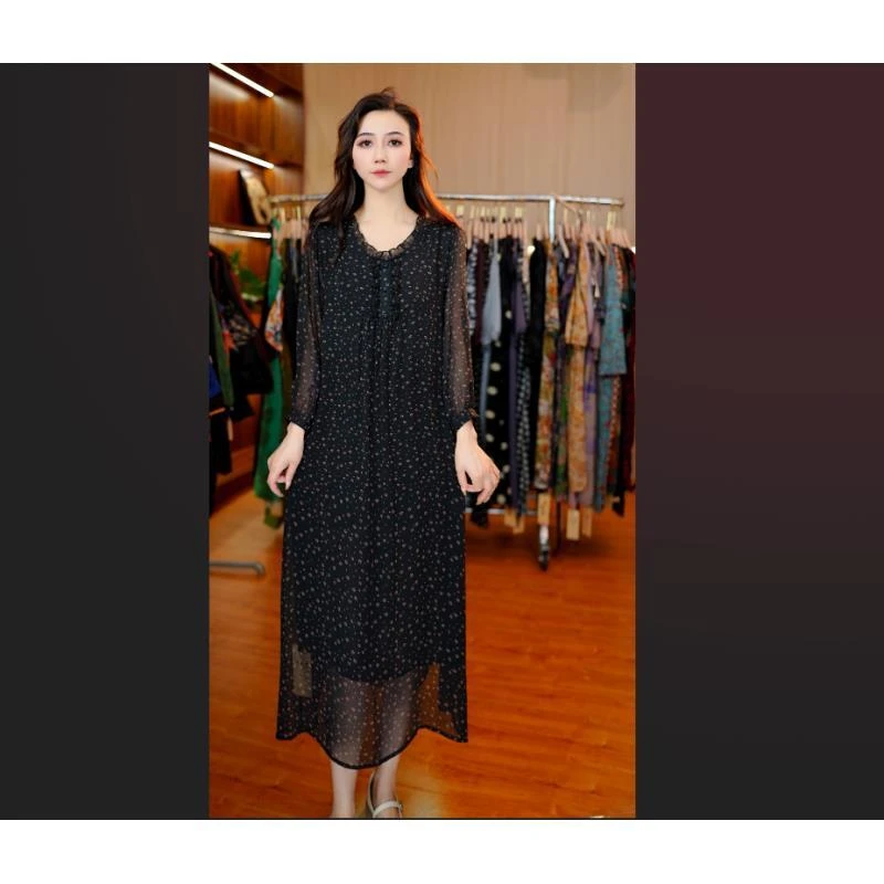 1880-18小碎花）新款女士连衣裙