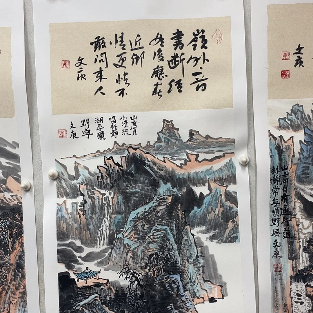 国画1.4平尺国画作品