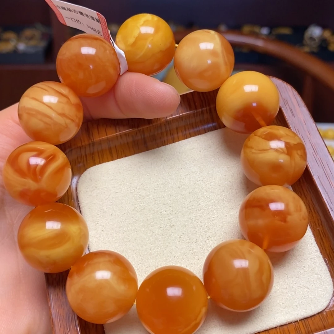 【闪购商品】蜜蜡手链未镶嵌手串