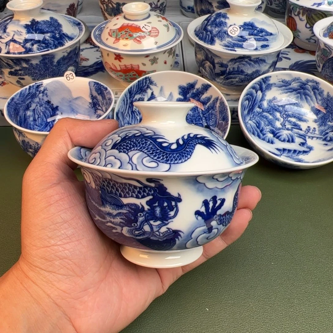 纯手工纯手绘茶具78