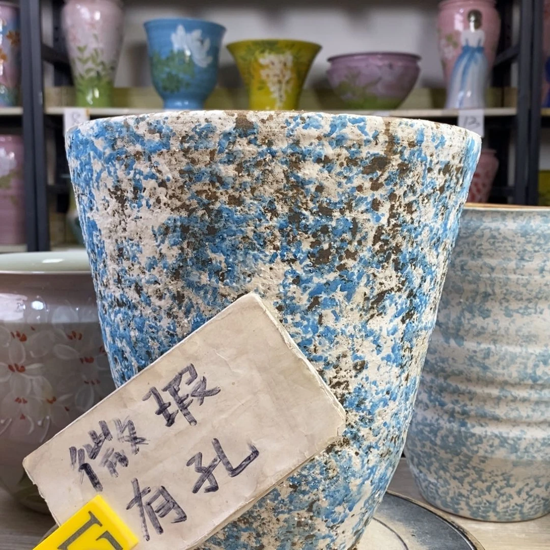 景德镇手工手绘陶瓷花盆