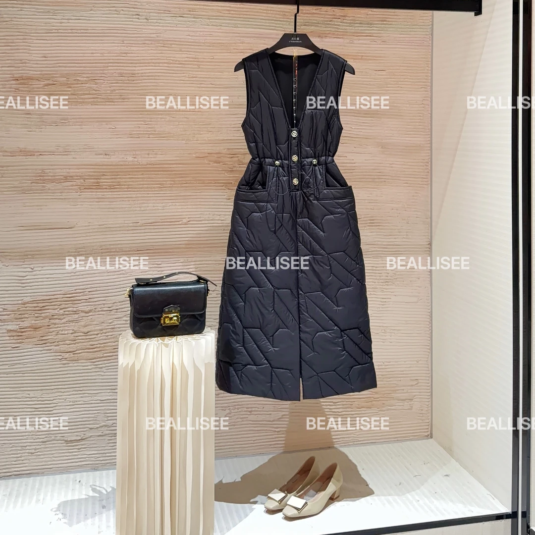 【宠粉价】秋冬新款无袖显瘦国风时尚宽松连衣裙W-A1676