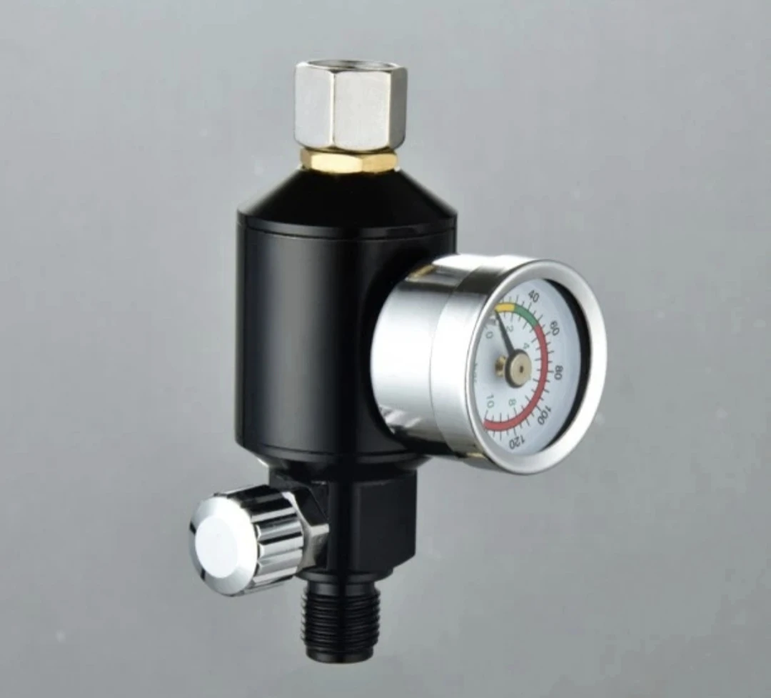喷漆枪压力表二合一油水分离器环保低压枪尾稳固阀调压表气压表