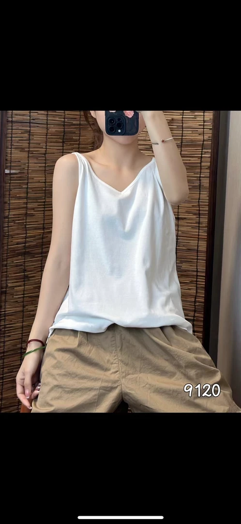 9120无袖背心上衣女