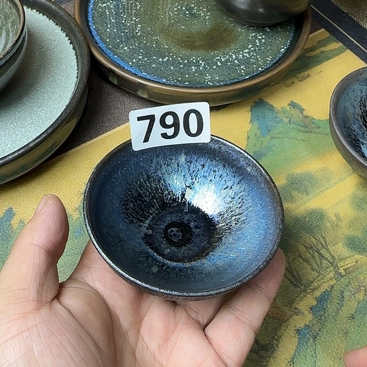 茶盏建盏杯主人杯龙窑柴烧