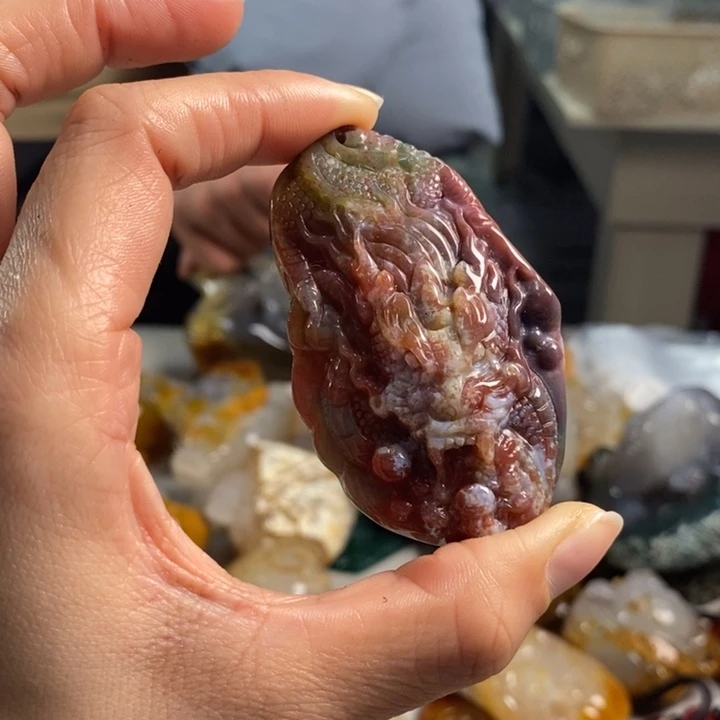 玛瑙/玉髓吊坠(不含链)未镶嵌