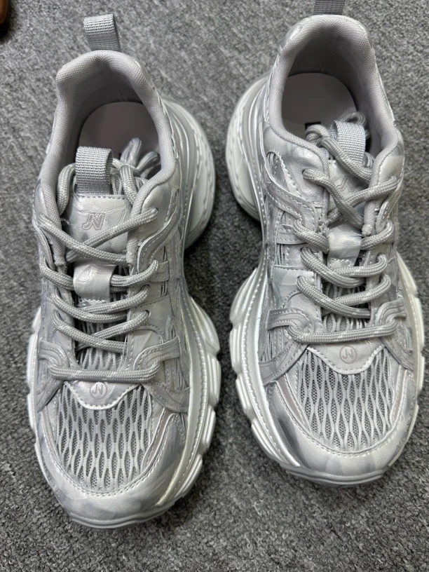 小众设计休闲厚底老爹鞋简约百搭款2508-6