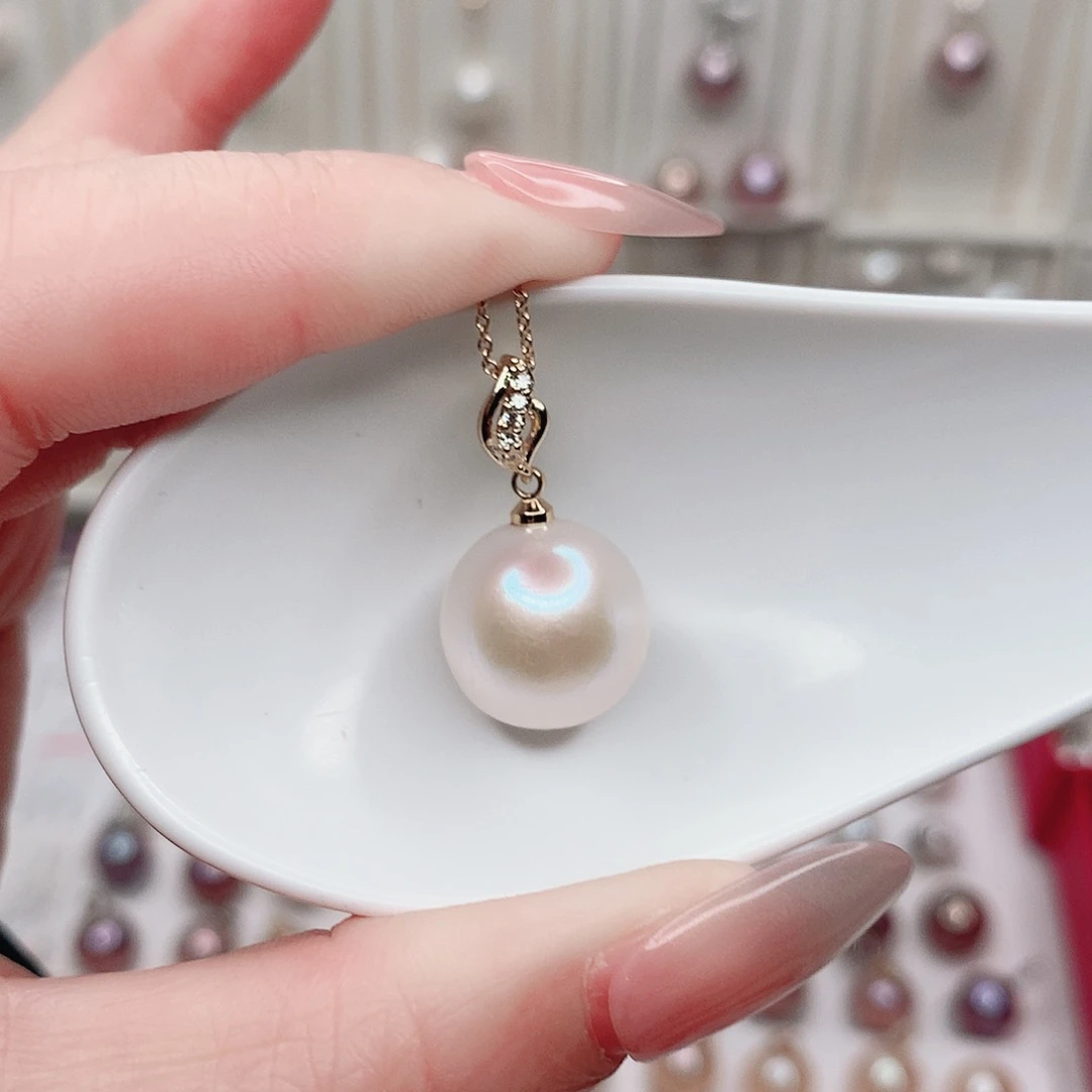 合金淡水珍珠吊坠(赠链)