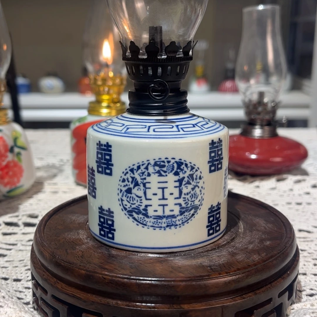 摆件景德镇陶瓷手工香薰灯