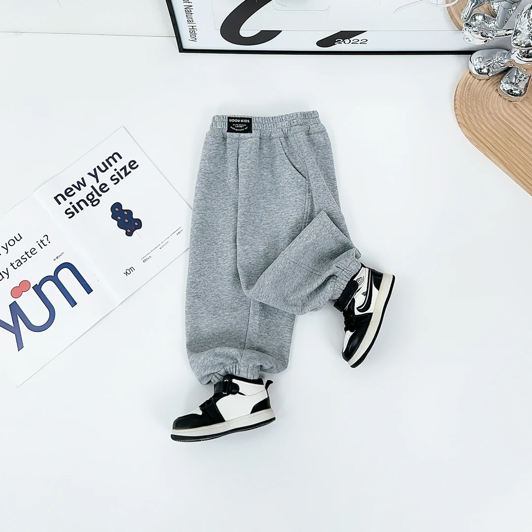 儿童裤子春夏款男童运动裤2025新款春装潮 BQ25051D 悠悠童话童装
