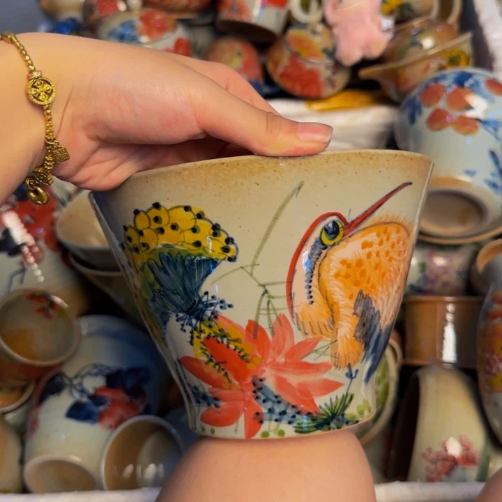 瓷片景德镇陶瓷手工手绘