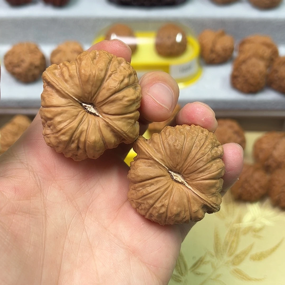 把件文玩核桃南瓜墩