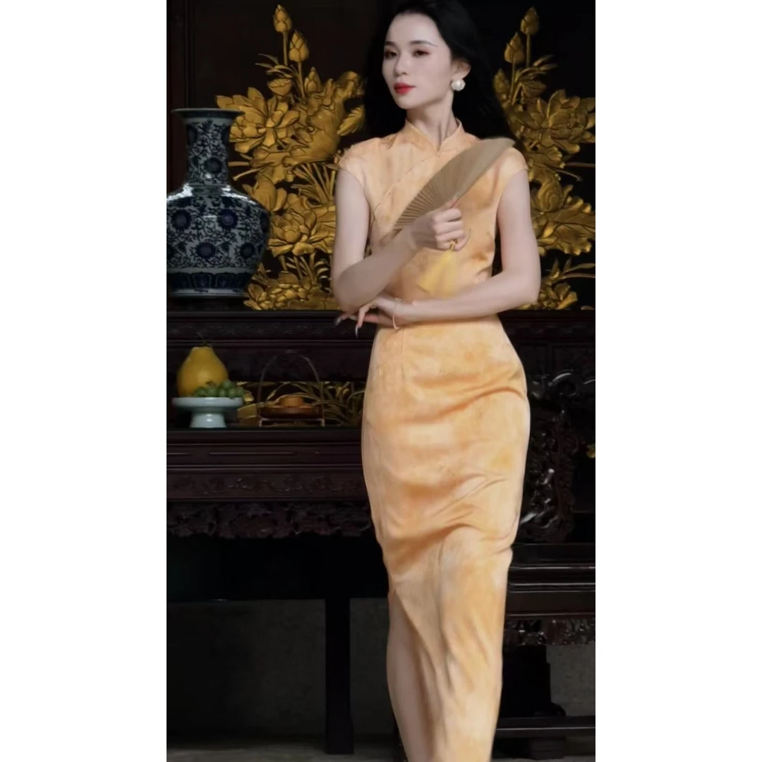 【yola】金榜题名夏季新款新中式气质显瘦旗袍-YL50142