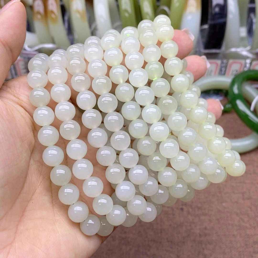 手串未镶嵌和田玉卡8