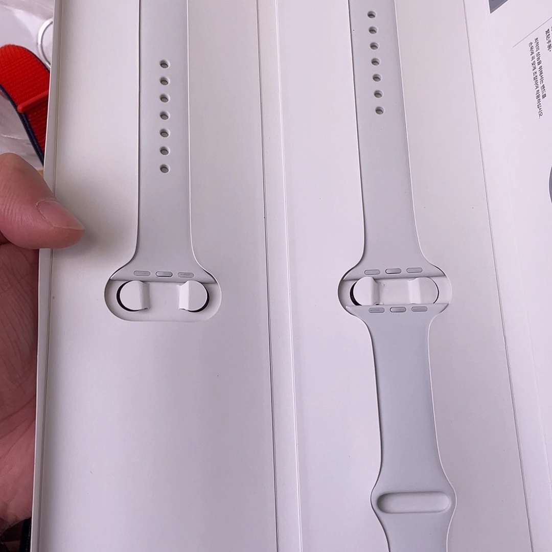 99新白色三节硅胶表带大表盘