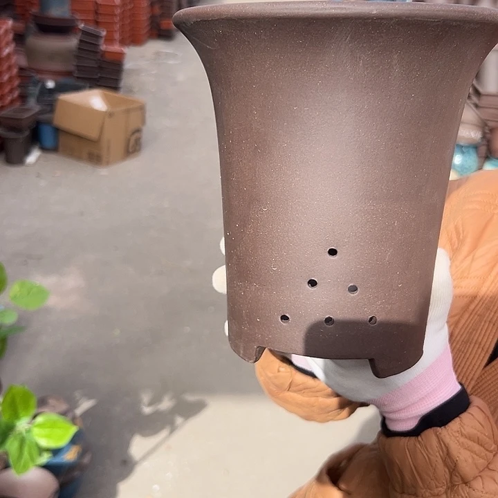 21促销紫泥花盆花盆花盆花盆