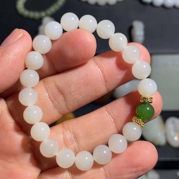 和田玉（糖玉）未镶嵌手链