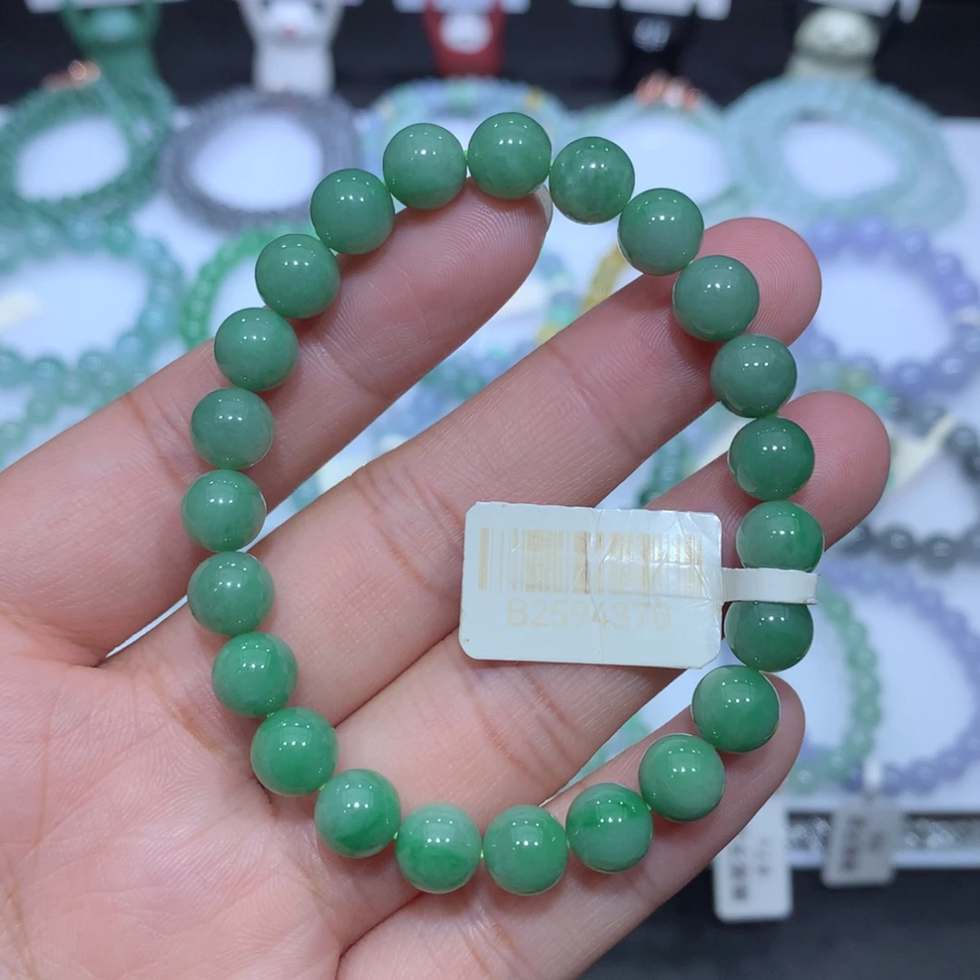 翡翠未镶嵌手串天然