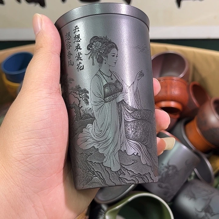 茶杯紫砂全手工紫砂主人杯