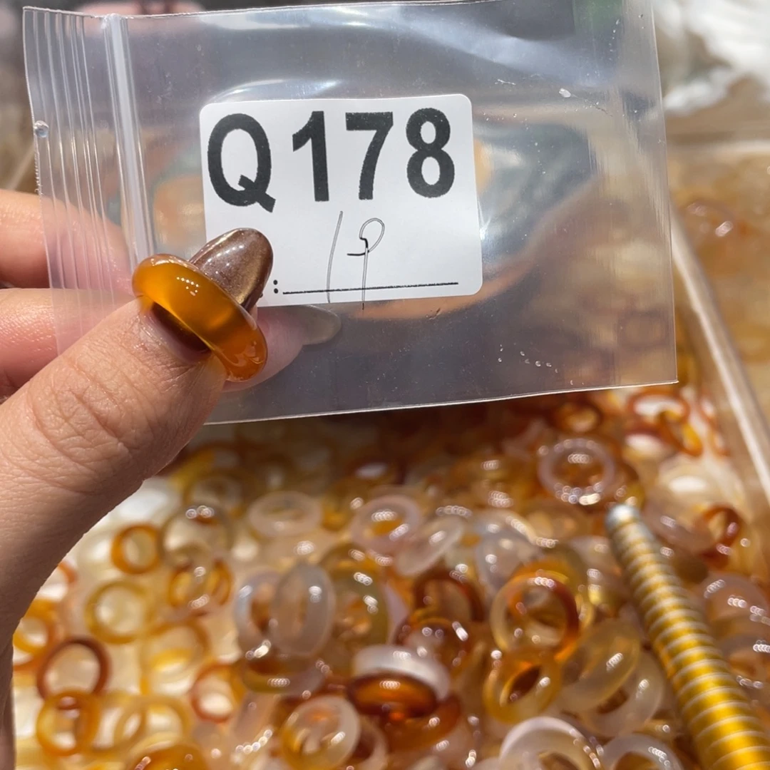 玛瑙/玉髓未镶嵌戒指178