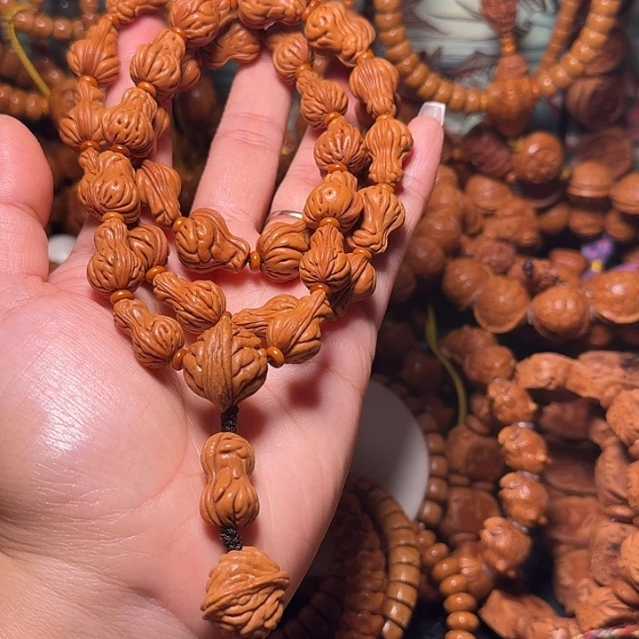 手串桃核葫芦脖挂