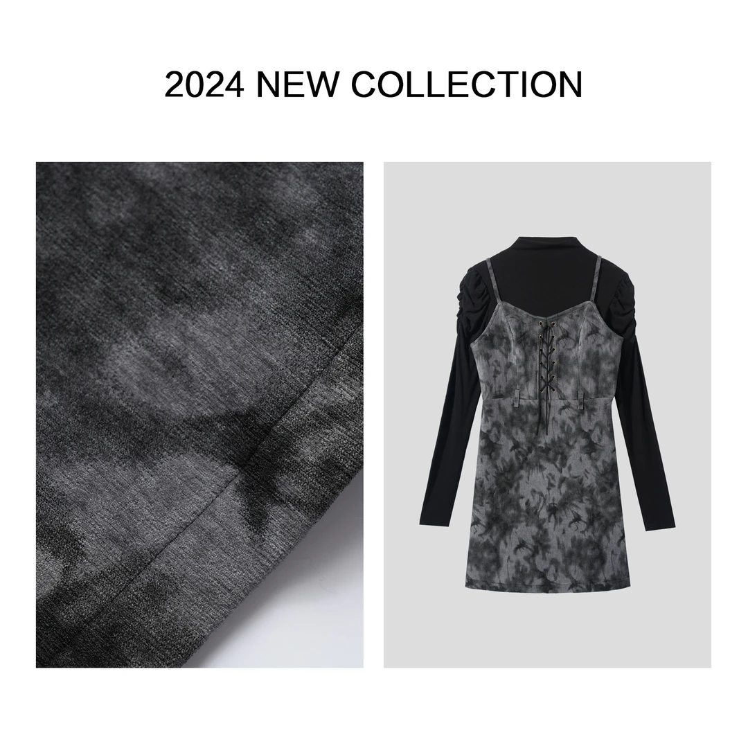 【小依专享】D3F18090B 秋日风情时尚女装套装-8090