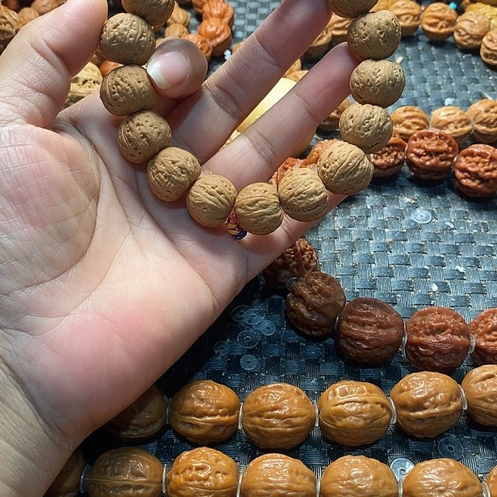 我***乖手串文玩核桃磨盘