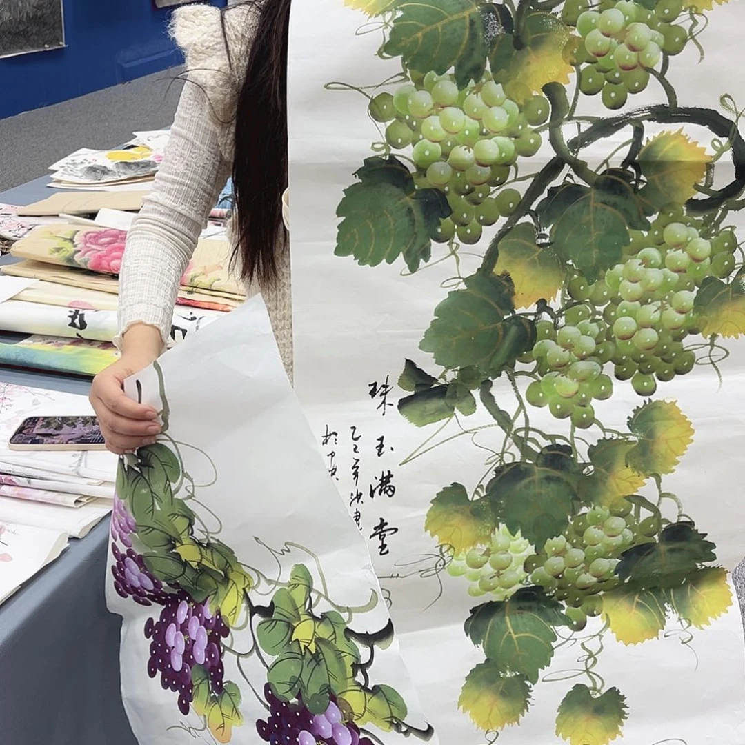 国画纯手绘字画教程分享