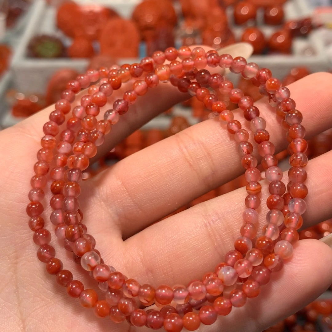 【闪购商品】未镶嵌多圈3+南红玛瑙