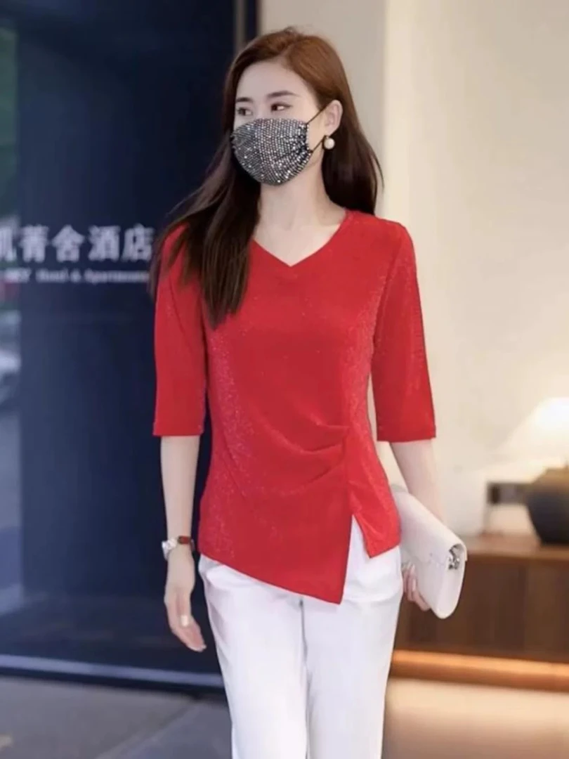 7078-4#新款女装时尚上衣