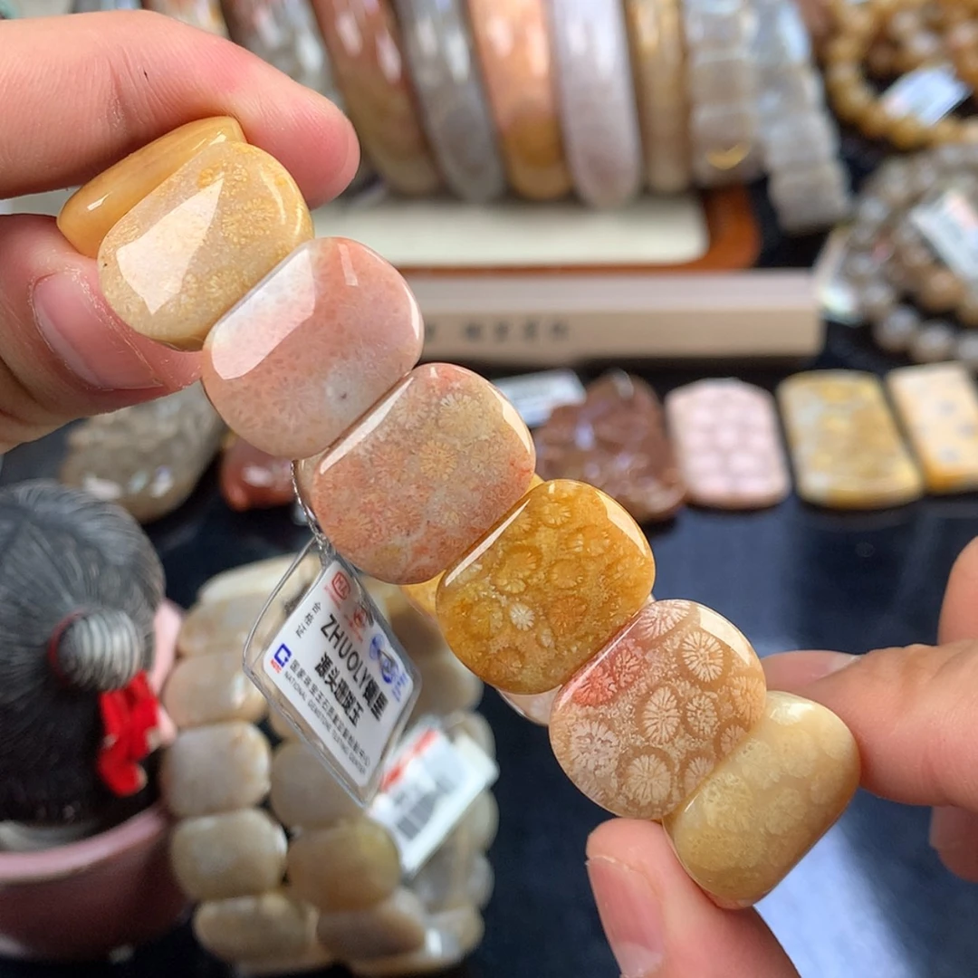 【闪购商品】硅化珊瑚（珊瑚玉）手镯未镶嵌24号