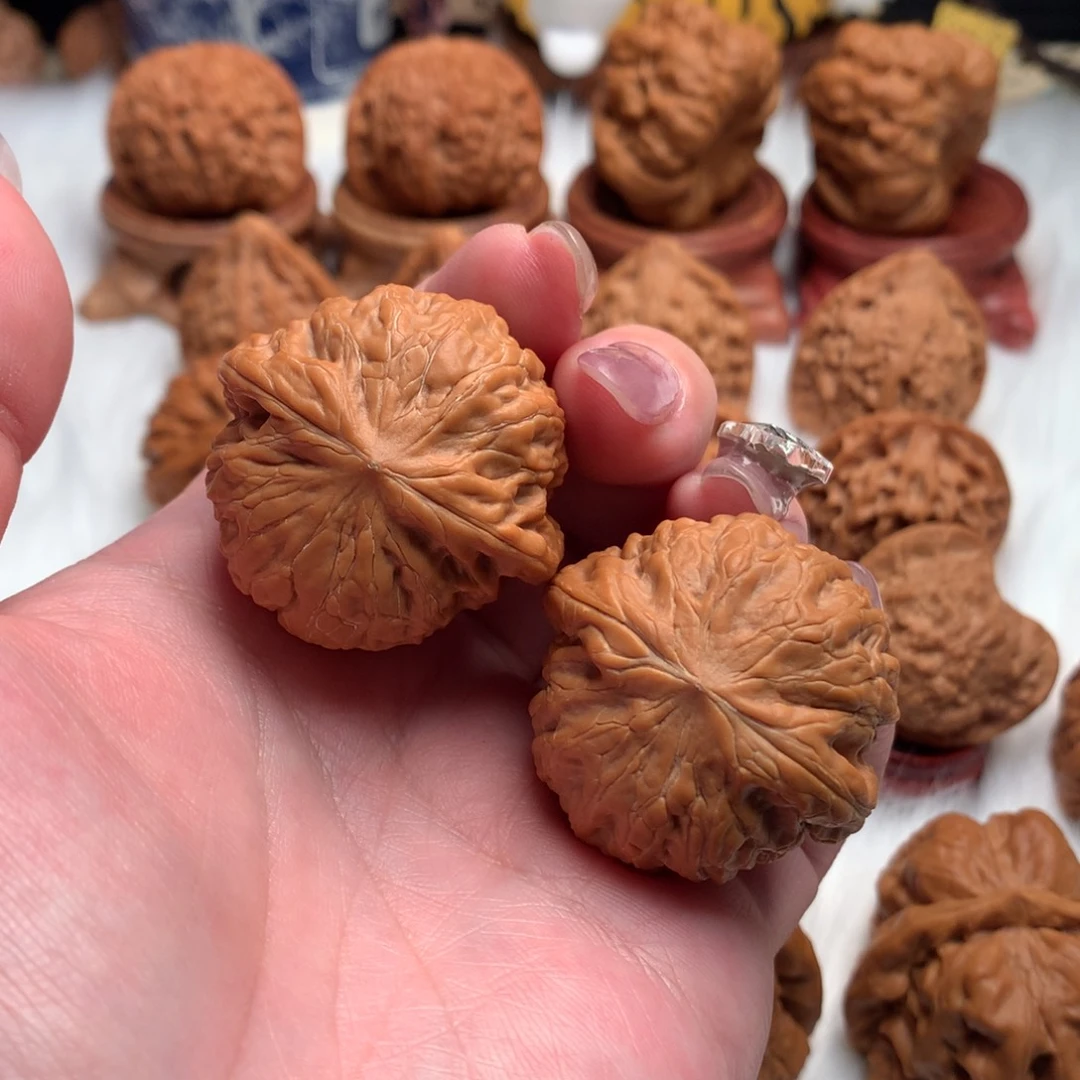 文玩核桃把件37铁锤