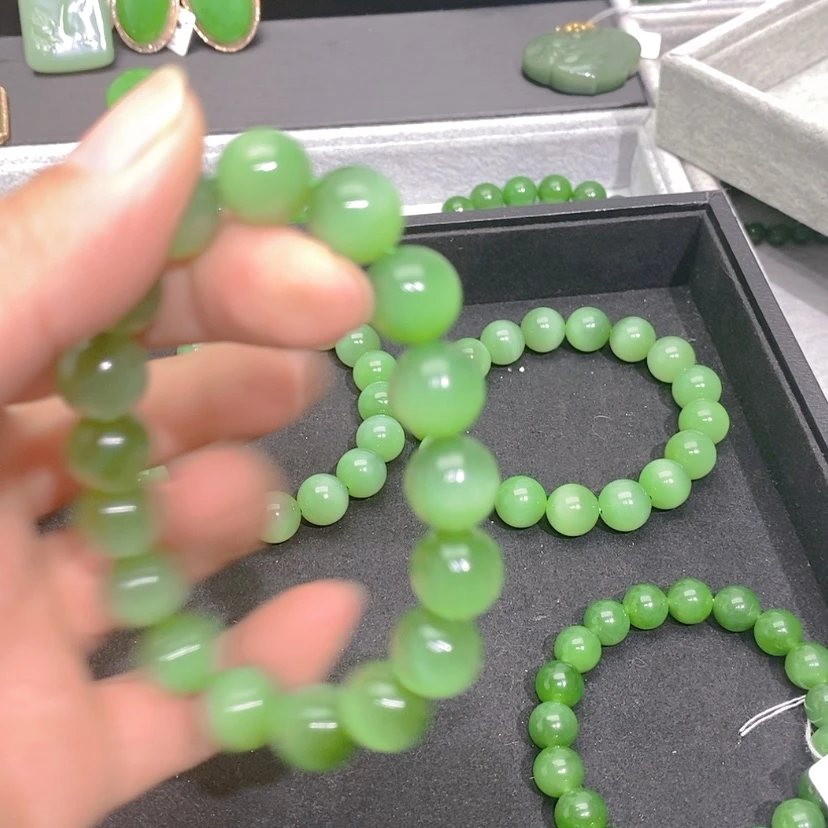 【闪购商品】和田玉（碧玉）手链未镶嵌?**?