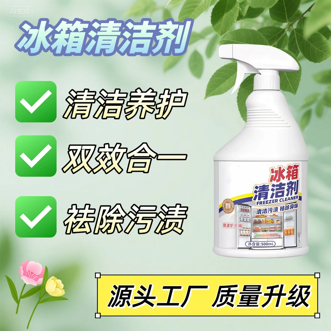【官方正品】杀菌率>99.9%大容量冰箱清洁剂微波炉烤箱深层清洁去味