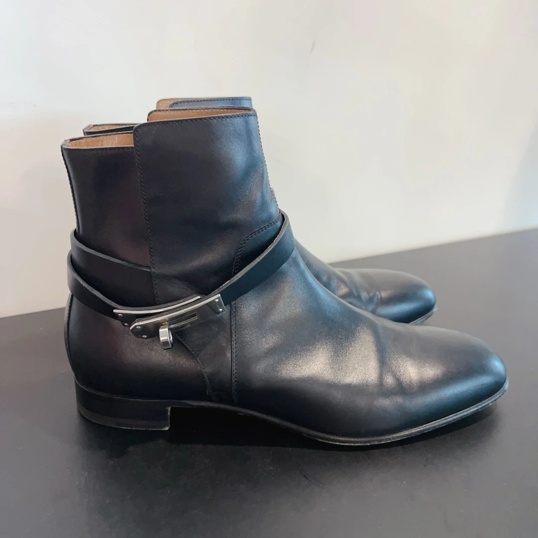 99新 Hermes/爱马仕 安洁利严选靴子 尺码38成色看直播 GSS26520