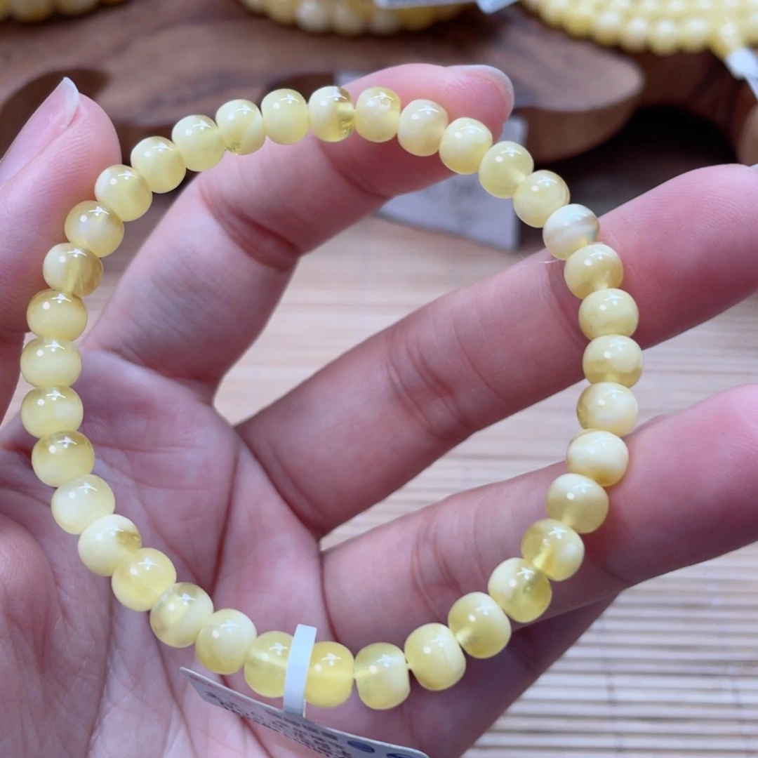 蜜蜡未镶嵌手串蜜蜡22