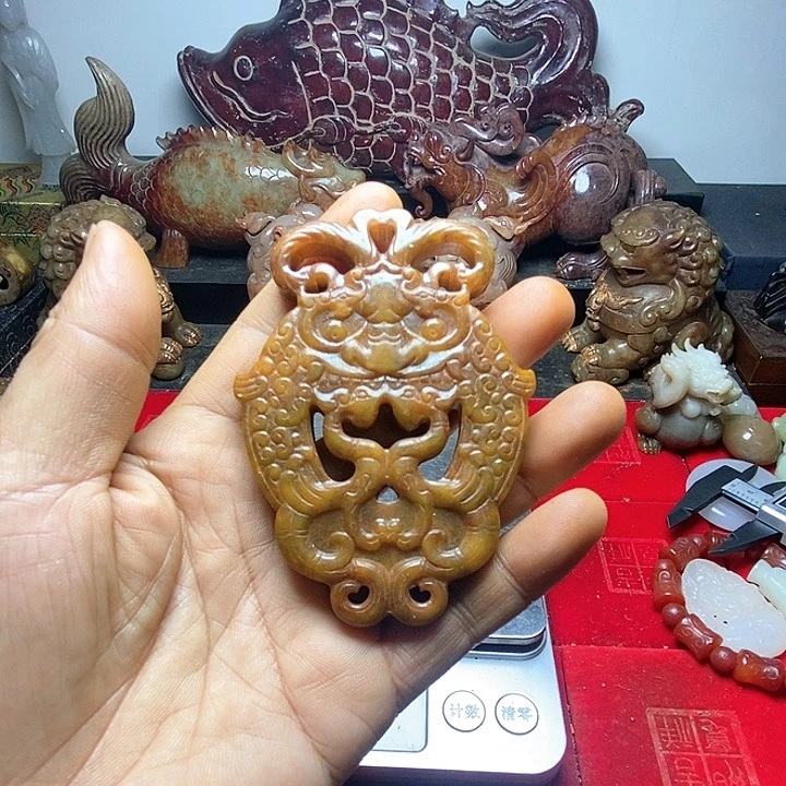 岫玉挂件合金挂件