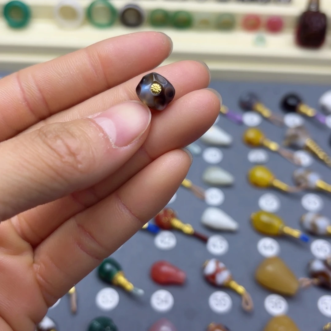 玛瑙/玉髓隔珠未镶嵌