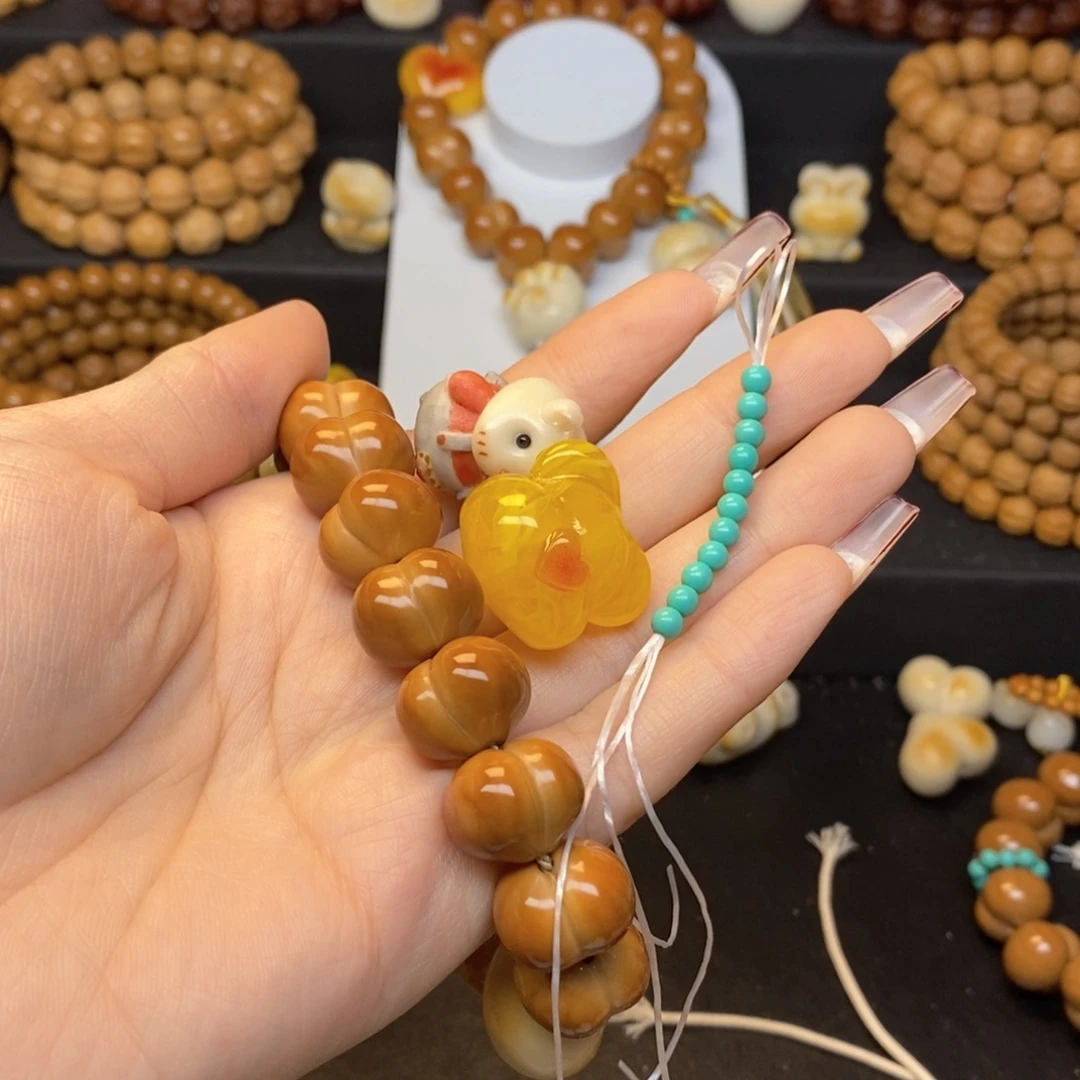 葛***.吊坠猴头核桃全品16大加屁桃➕配饰